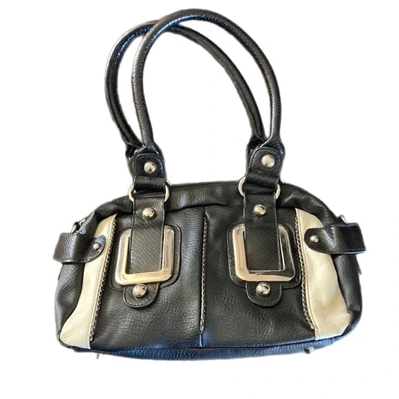 Replica FOSSIL bowler shoulder bag black white - Picture 12 of 12